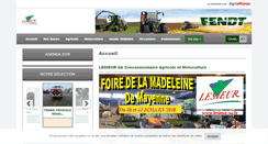 Desktop Screenshot of lesieur-sa.fr